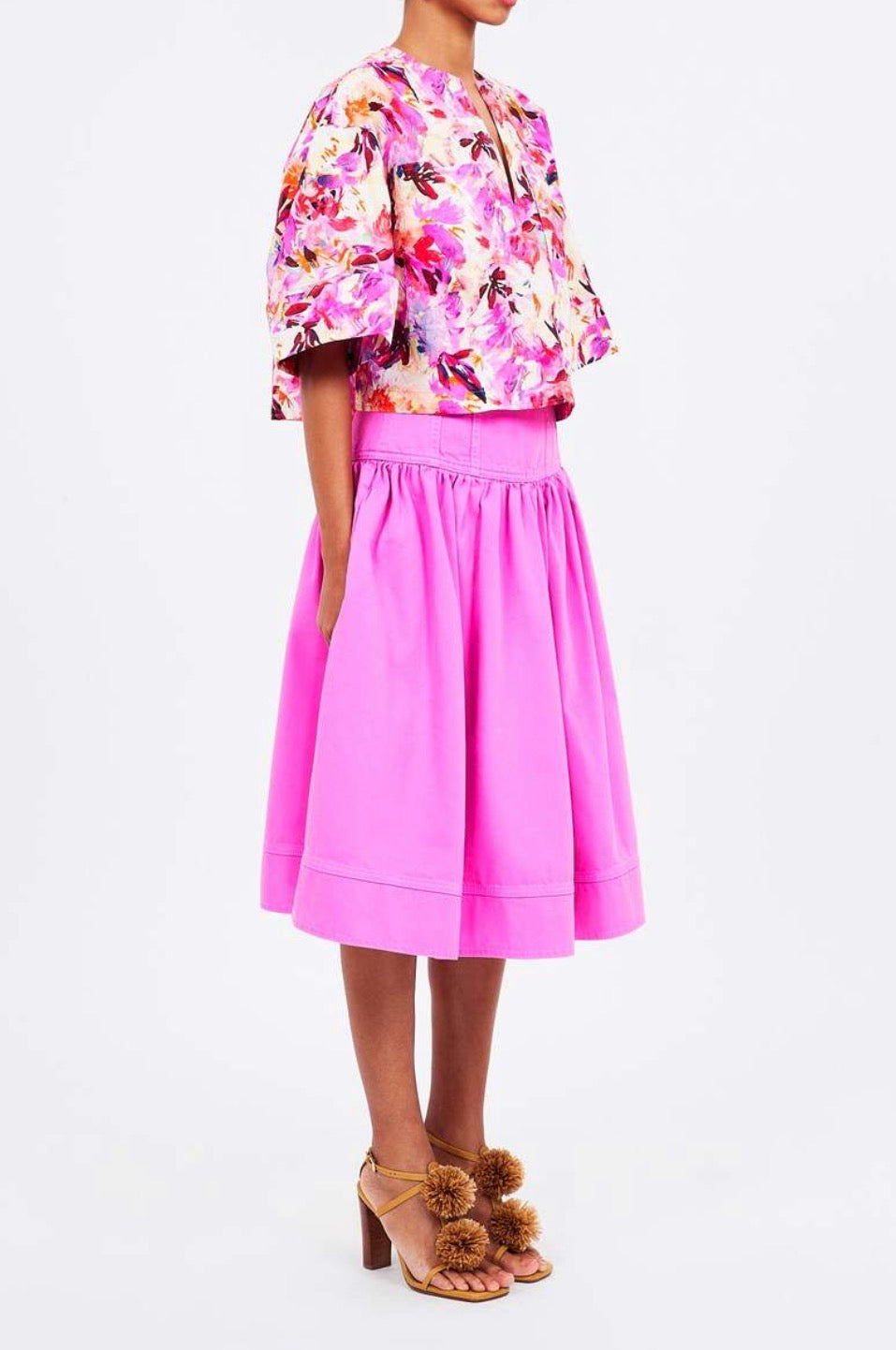 Ulla Johnson Suri Blouse - Azalea