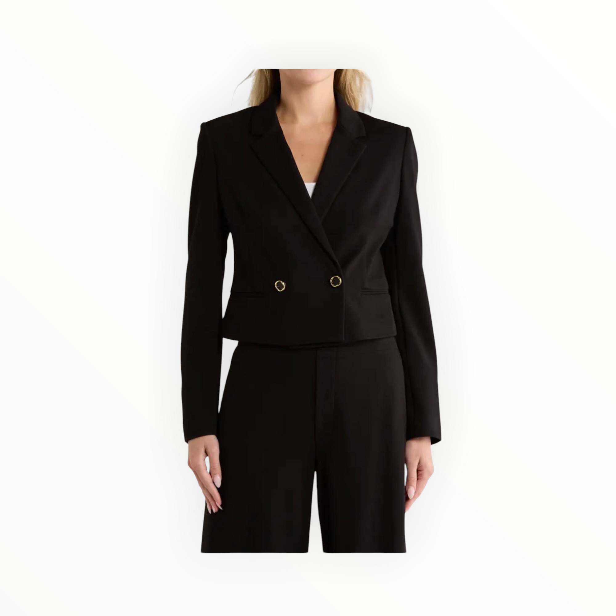 rag & bone Elvy Twill Blazer - Black
