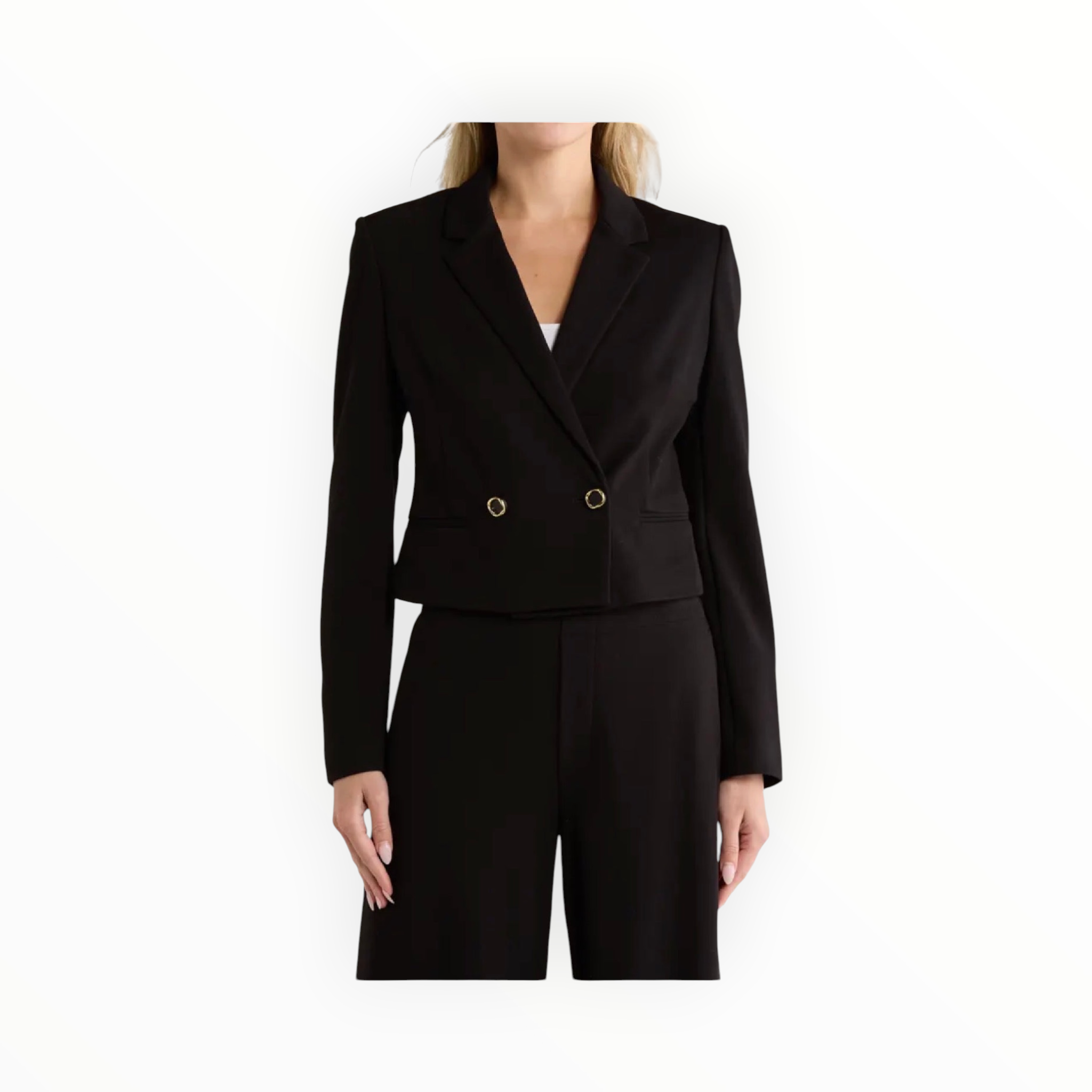 rag & bone Elvy Twill Blazer - Black