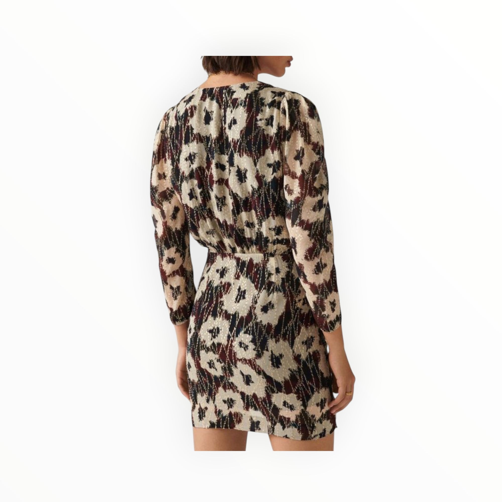 ba&sh Kivy Dress - Beige/Black