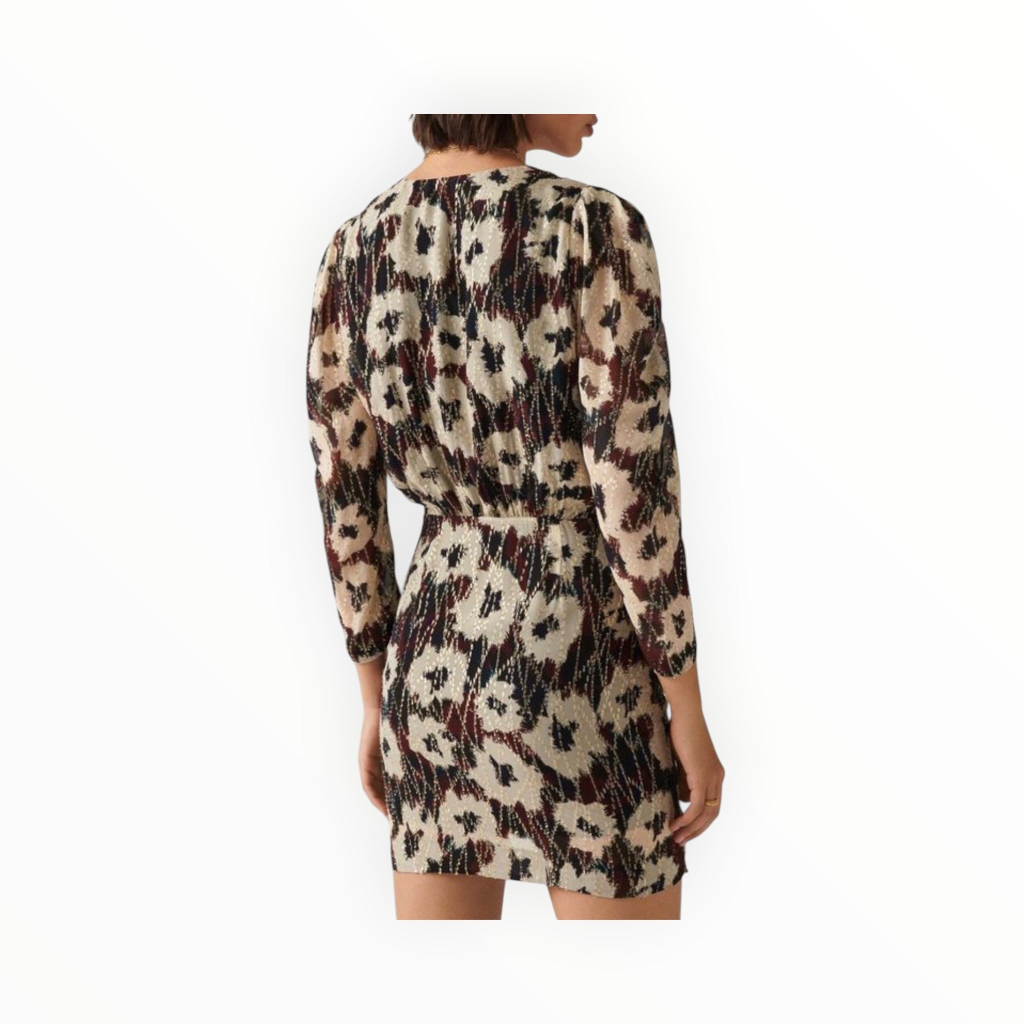 ba&sh Kivy Dress - Beige/Black