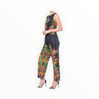 Flora Bea Tiffany Top - Black Safari Sunset