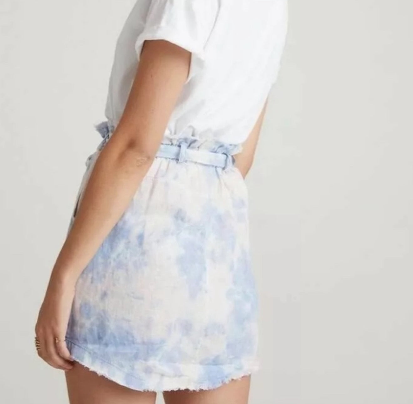 Bella Dahl Belted Galaxy Tie Dye Skirt