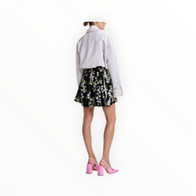 Essentiel Antwerp Tulip-Shape Mini Skirt W/Sequin Embellishments - Black/Green/Pink