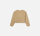 Frame Lofty Crochet Cardigan - Wheat