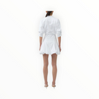 SIMKHAI Effie Cotton Bubble Mini Dress - White