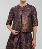 Kay Unger Matilda Evening Jacket - Carbon Multi