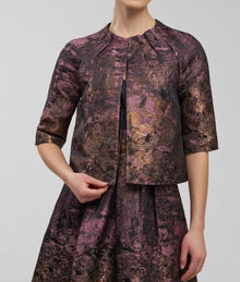 Kay Unger Matilda Evening Jacket - Carbon Multi