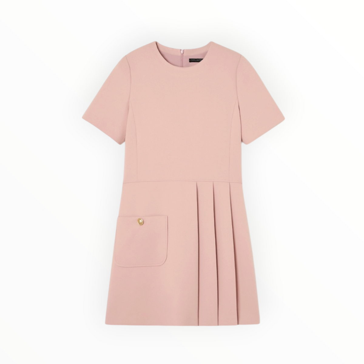 Tara Jamon Rosella Dress - Pale Pink Crepe