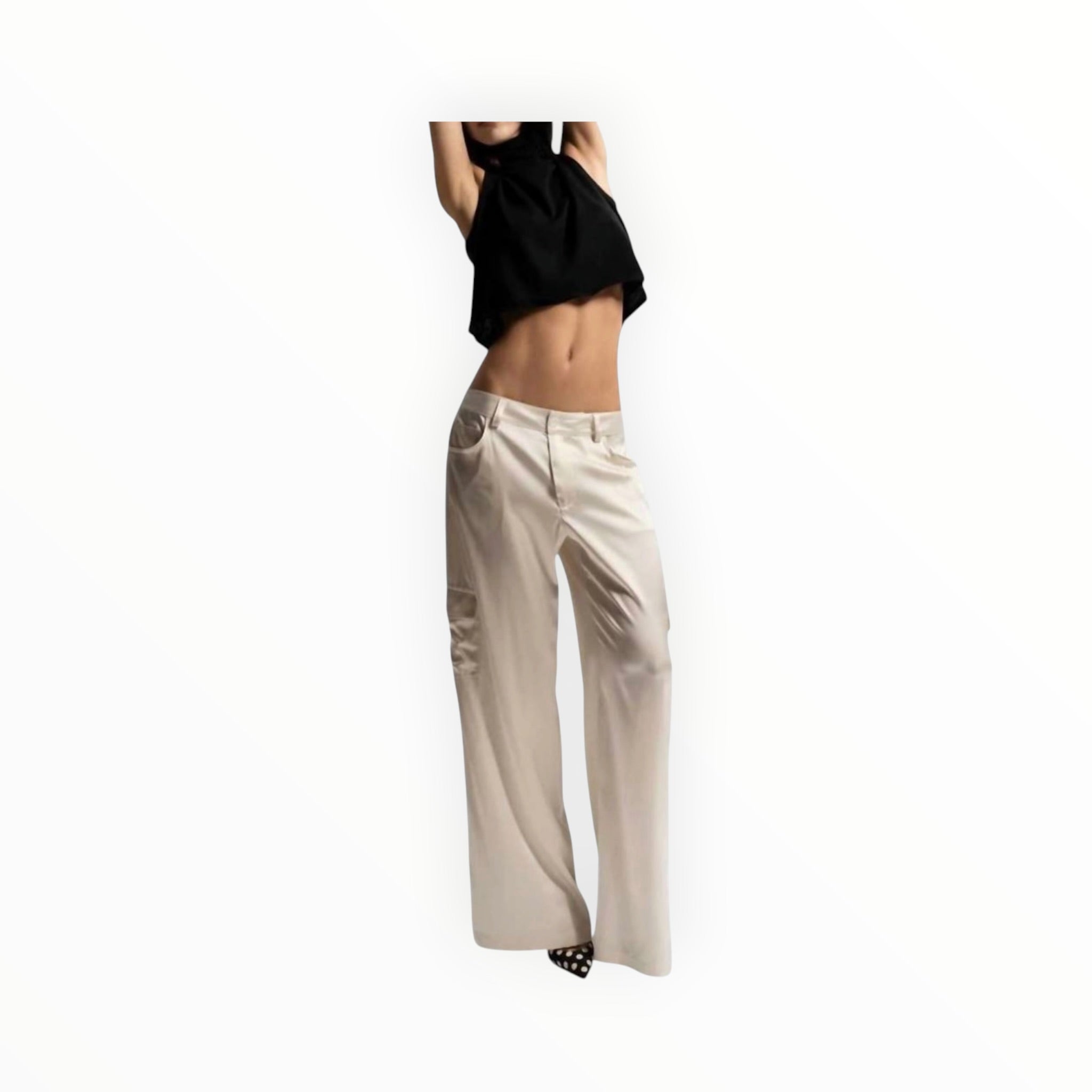 SABLYN Ronan Wide Leg Cargo Pant - Gardenia