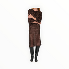 Secular Karolina Bias Skirt - Chocolate Sequins