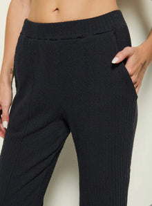 Nation Ltd Justine Knit Pant - Navy Night Sky