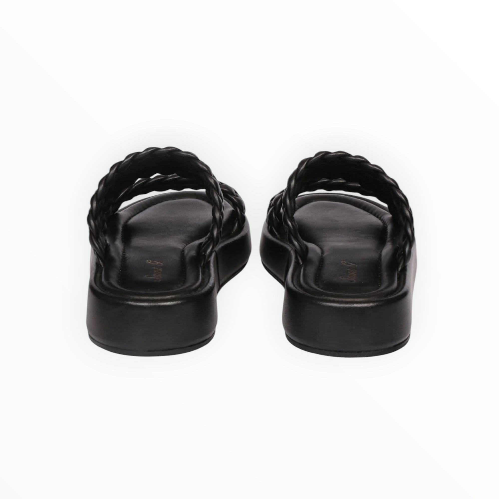 Saint G Christina Slides - Black