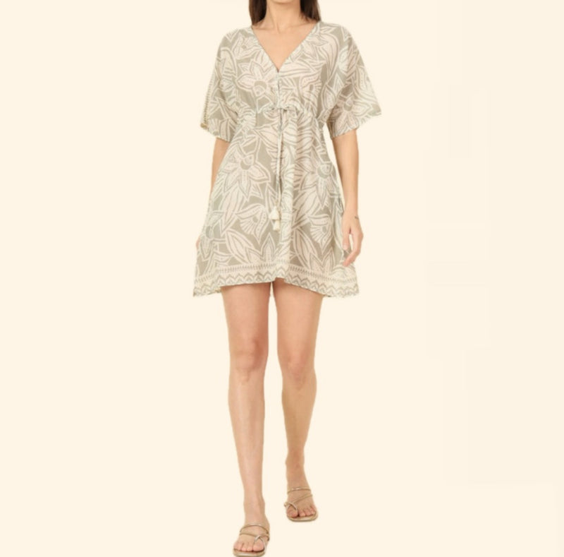 Omika Pia Mini Dress - Martina Agave