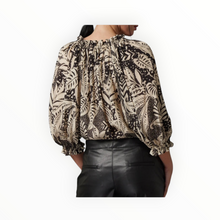 Gilner Farrar Ellie Blouse - Zebra Leaf