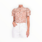 Gilner Farrar Dray Blouse - Khaki Thistle