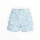Generation Love Danny Tweed Shorts - Sky Blue Multi