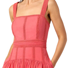 Shoshanna Rosette Dress - Persimmon