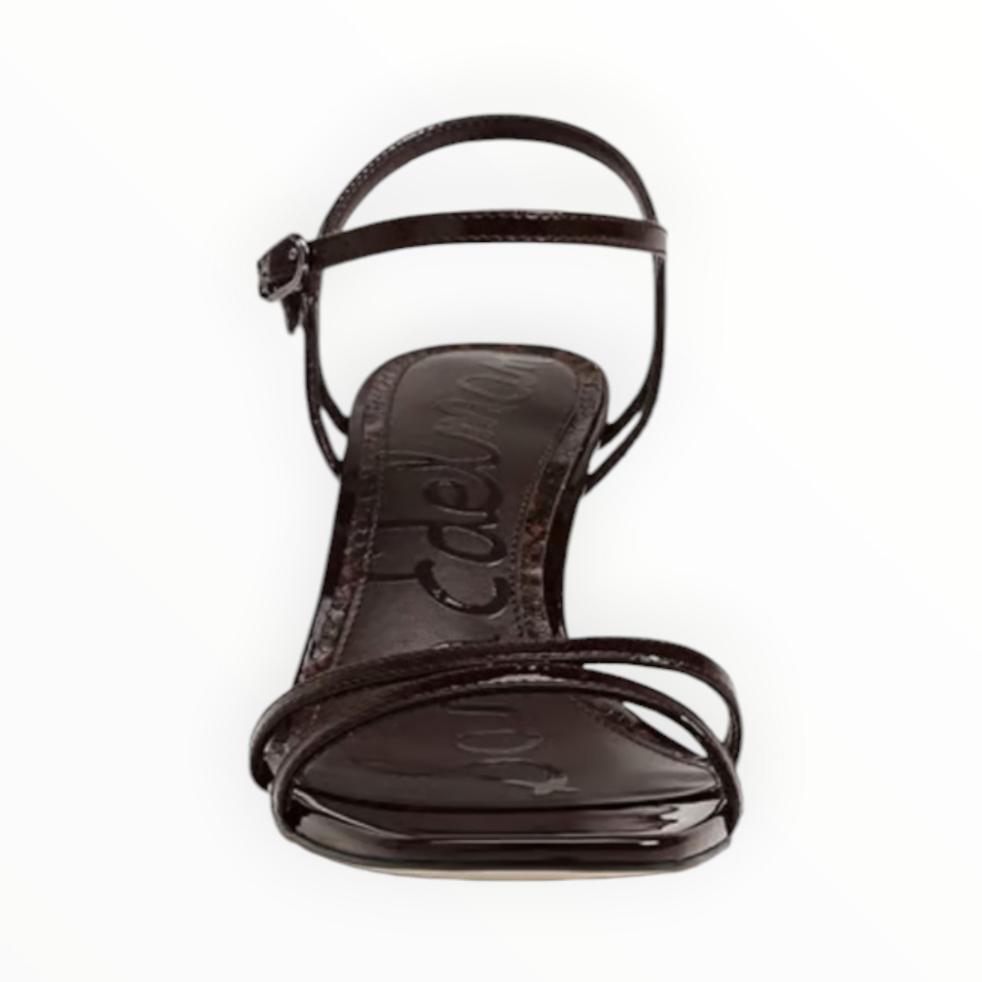 Sam Edelman Presley Strappy Kitten Heel - Chocolate