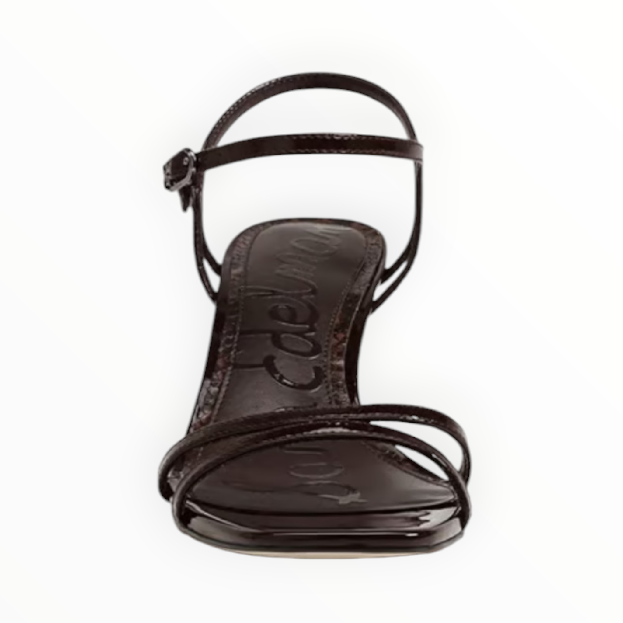Sam Edelman Presley Strappy Kitten Heel - Chocolate