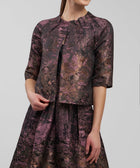 Kay Unger Matilda Evening Jacket - Carbon Multi