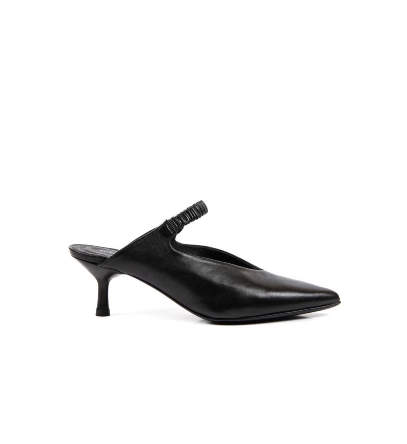 Halmanera Tania Mule With Strap - Nero