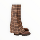 Tara Jarmon Penina Wool Pants - Anthracite Plaid