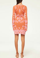 MISA Sahar Dress - Pink Flora Santiago