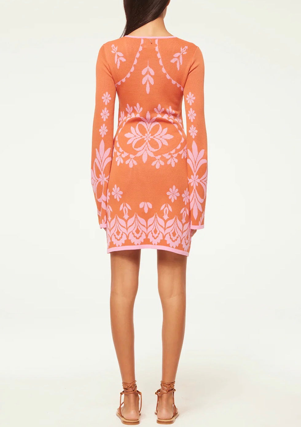 MISA Sahar Dress - Pink Flora Santiago