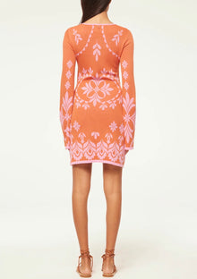 MISA Sahar Dress - Pink Flora Santiago