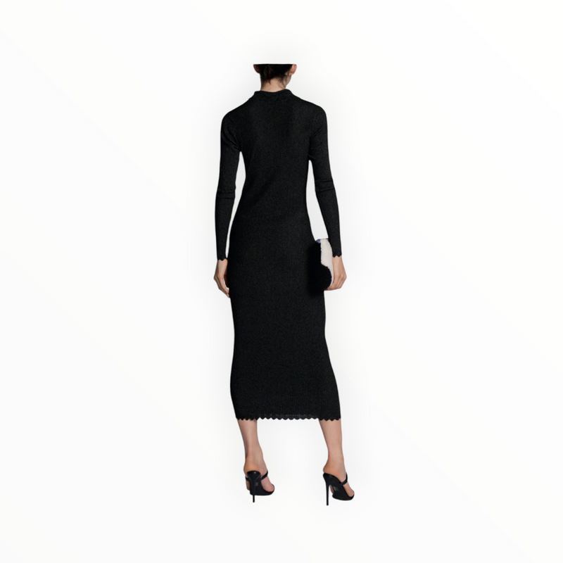 MUNTHE Elissa Knit Dress - Black