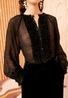 Ulla Johnson Bardot Blouse - Noir