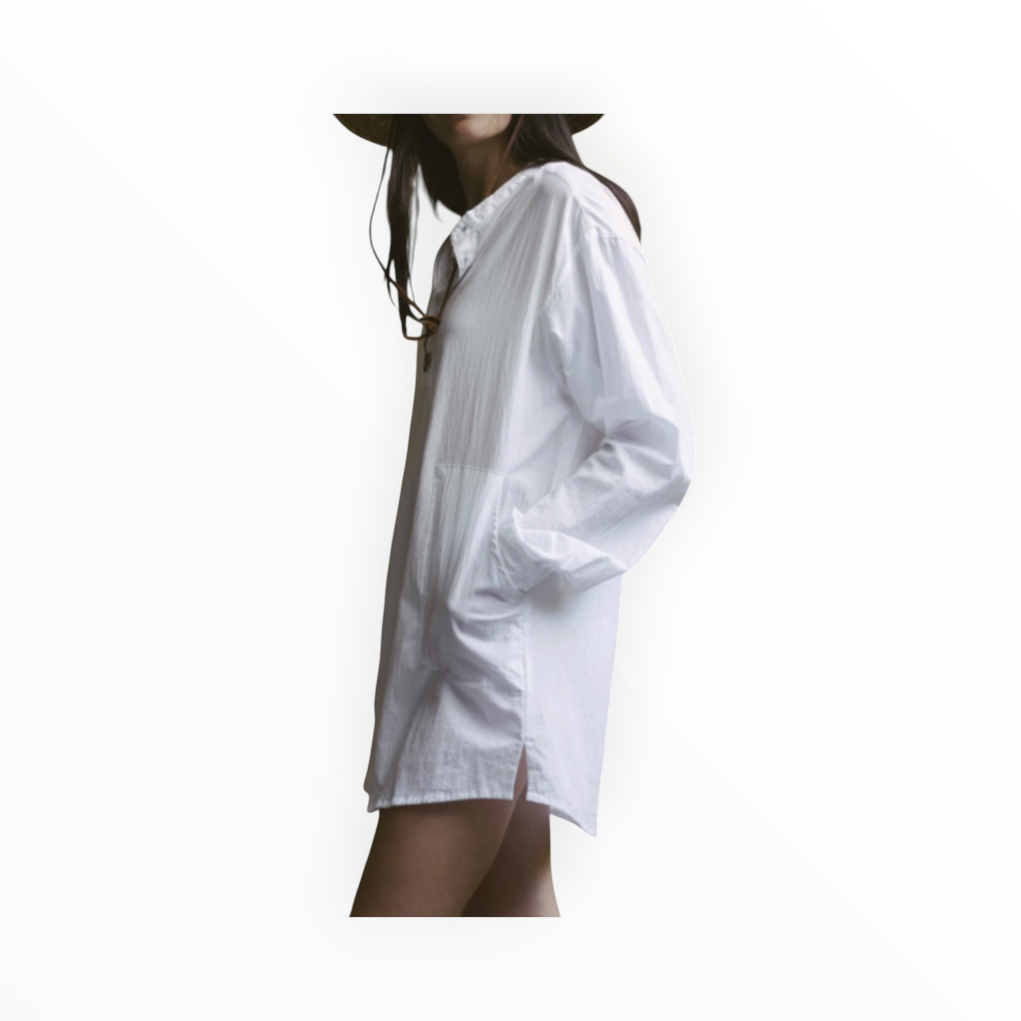 Natalie Martin Apres Swim Shirt
 - White