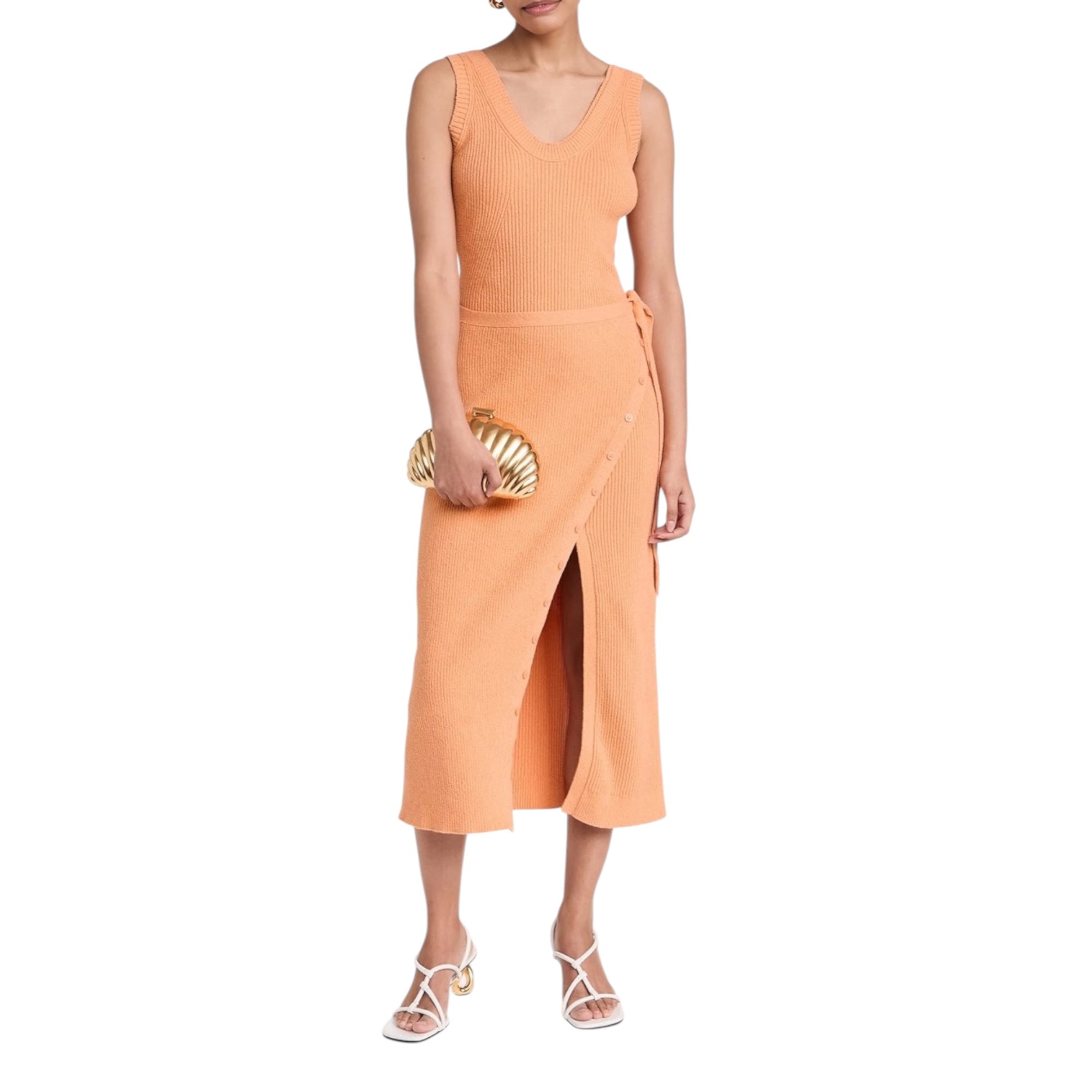 SIMKHAI Tillie Wrap Tank Dress - Lily