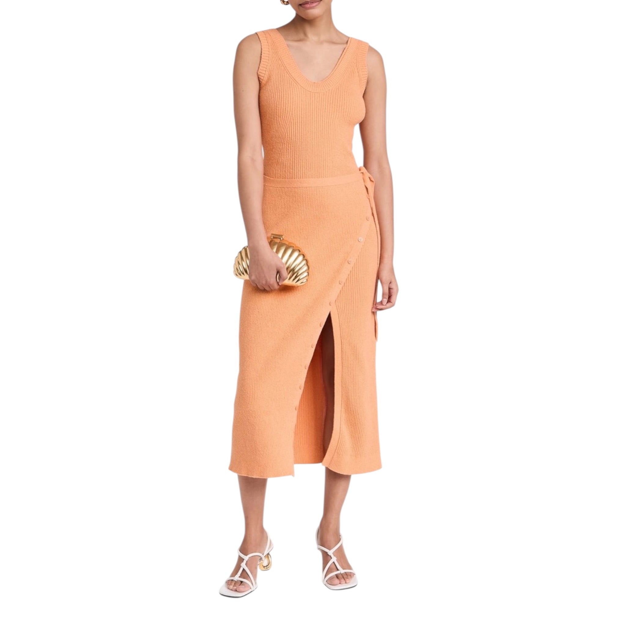 SIMKHAI Tillie Wrap Tank Dress - Lily