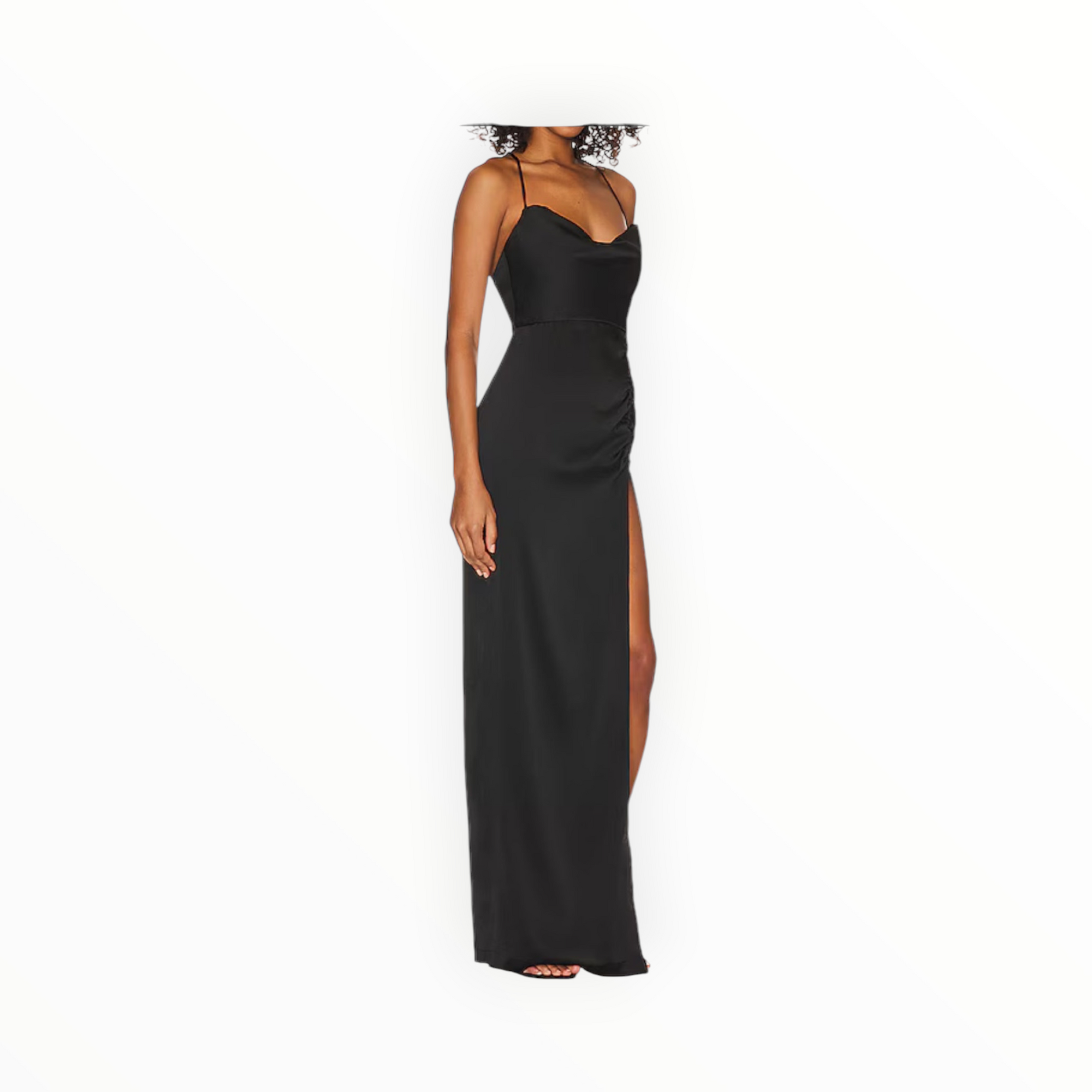 RUMER Allegra Gown - Black