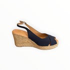 Pinaz Sling Back Wedge - Navy