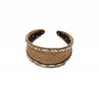 Lele Sadoughi Natural Brigitte Raffia Crystal Trim Headband