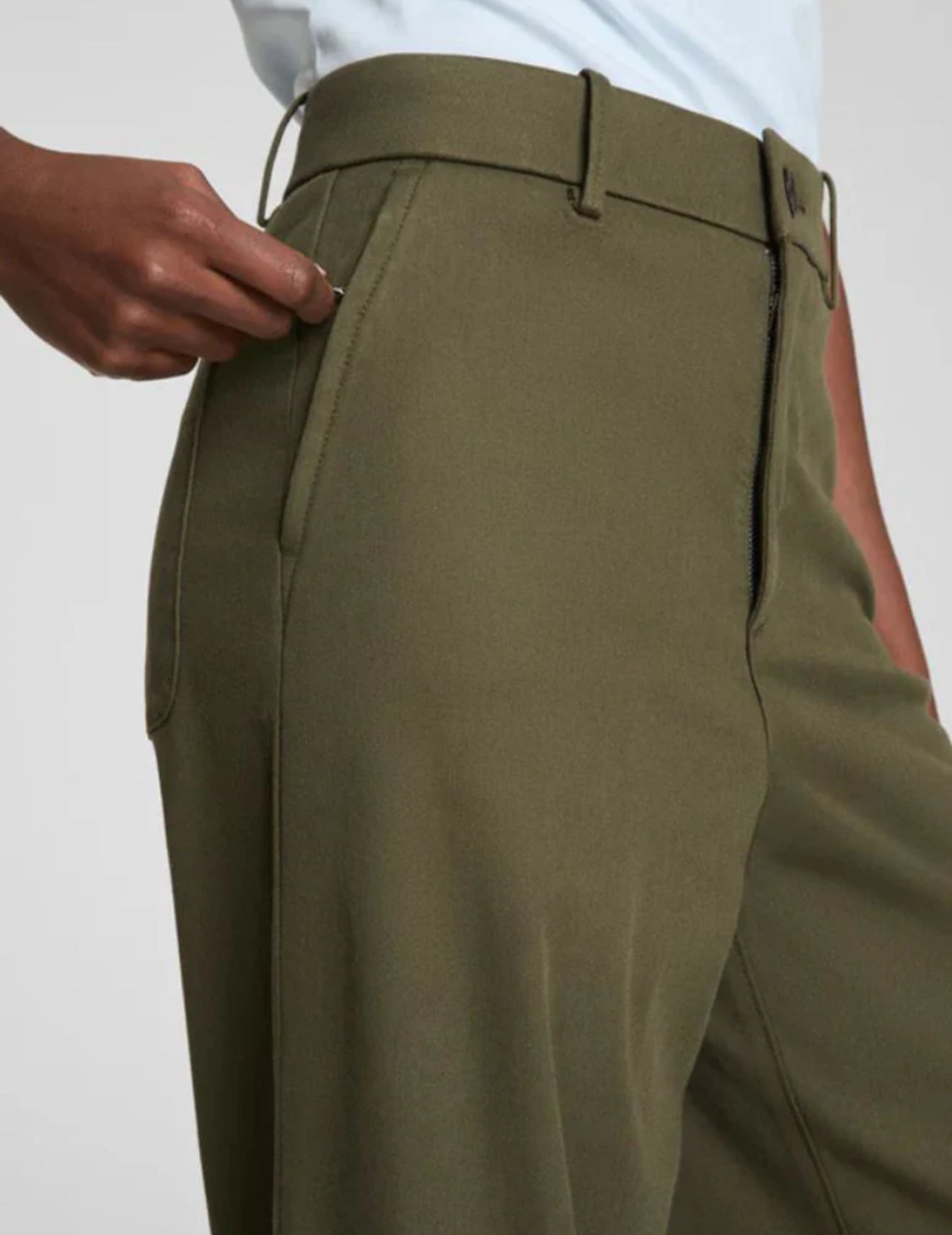 SPANXsupersmooth™ Stretch Twill
Wide Leg Pant - Dark Pine