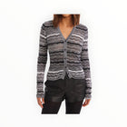 Allison New York Colleen Cardigan - Black/White