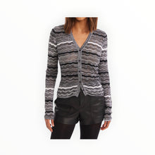 Allison New York Colleen Cardigan - Black/White