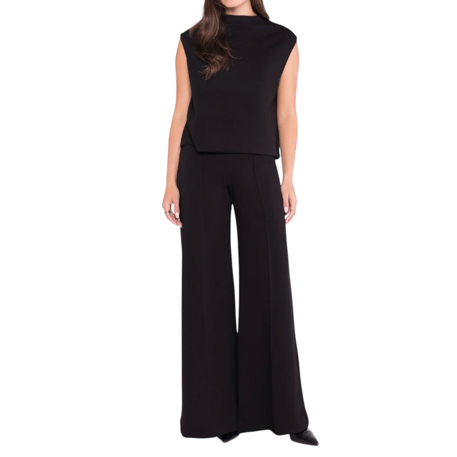 Ripley Rader Scuba Wide Leg Pant - Black
