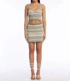 Knitss Kosmos Skirt - Rosemary/Sand