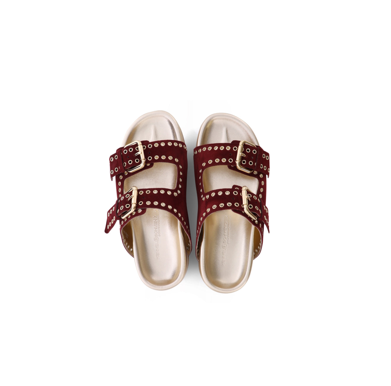 Kennel & Schmenger Platform Buckle Sandal - Bordeau