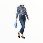 MISA Siena Top - Blue Sunflower
