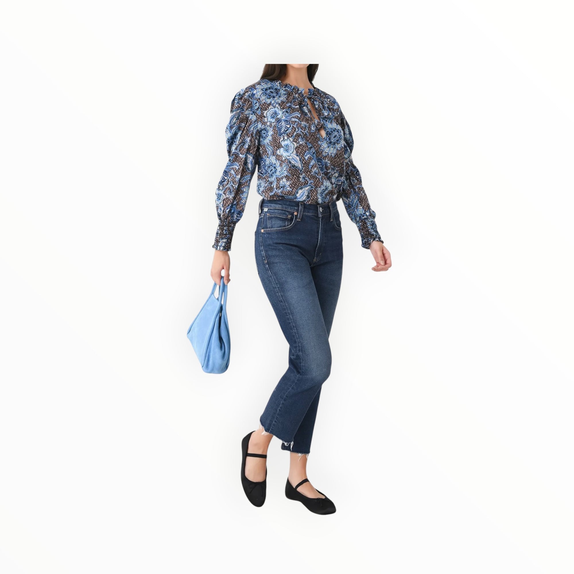 MISA Siena Top - Blue Sunflower