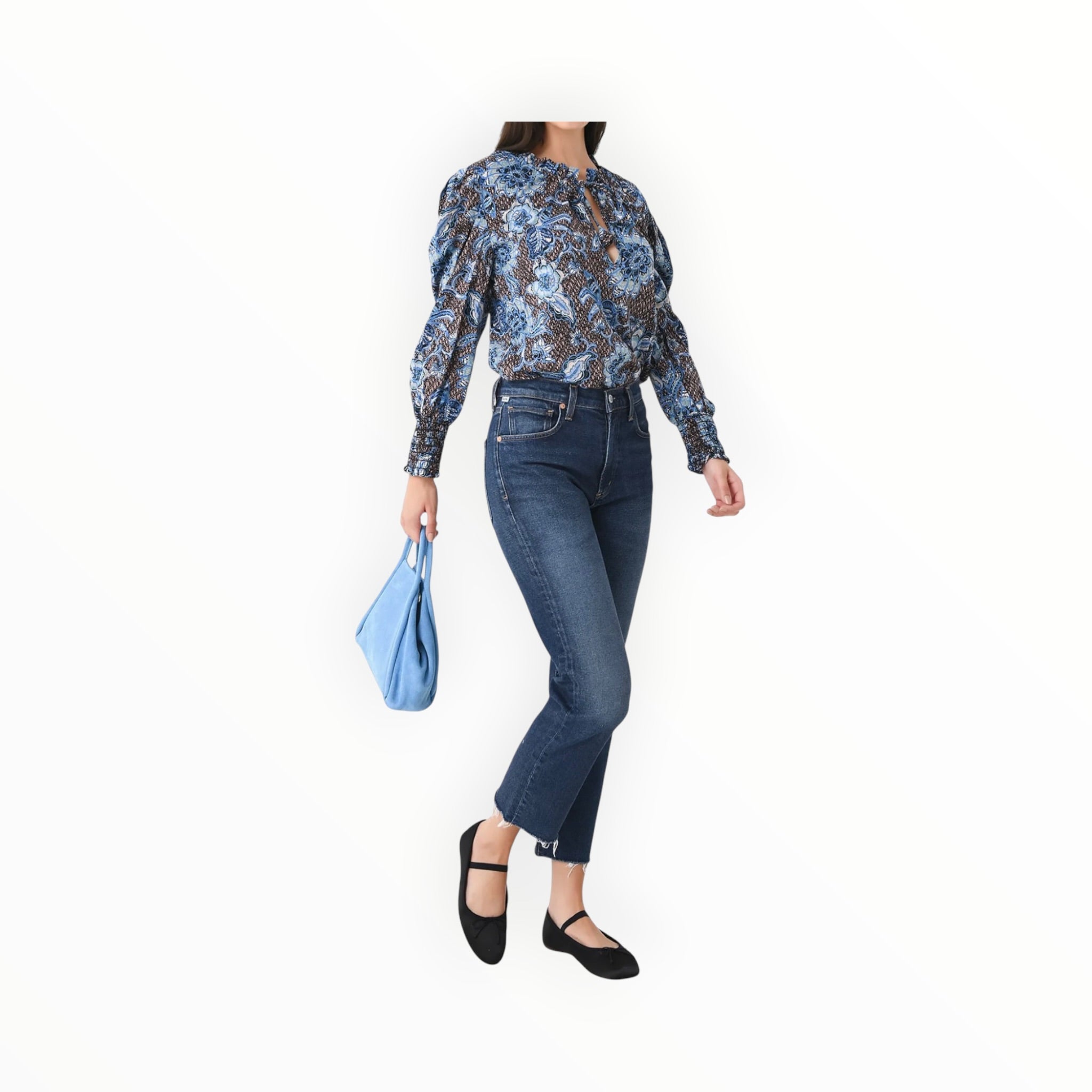 MISA Siena Top - Blue Sunflower