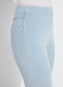 Lyssé Crystal Embellished Ankle Babyboot (27" Inseam)