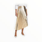 A.L.C. Tori Pleated Asymmetric Skirt - Gold