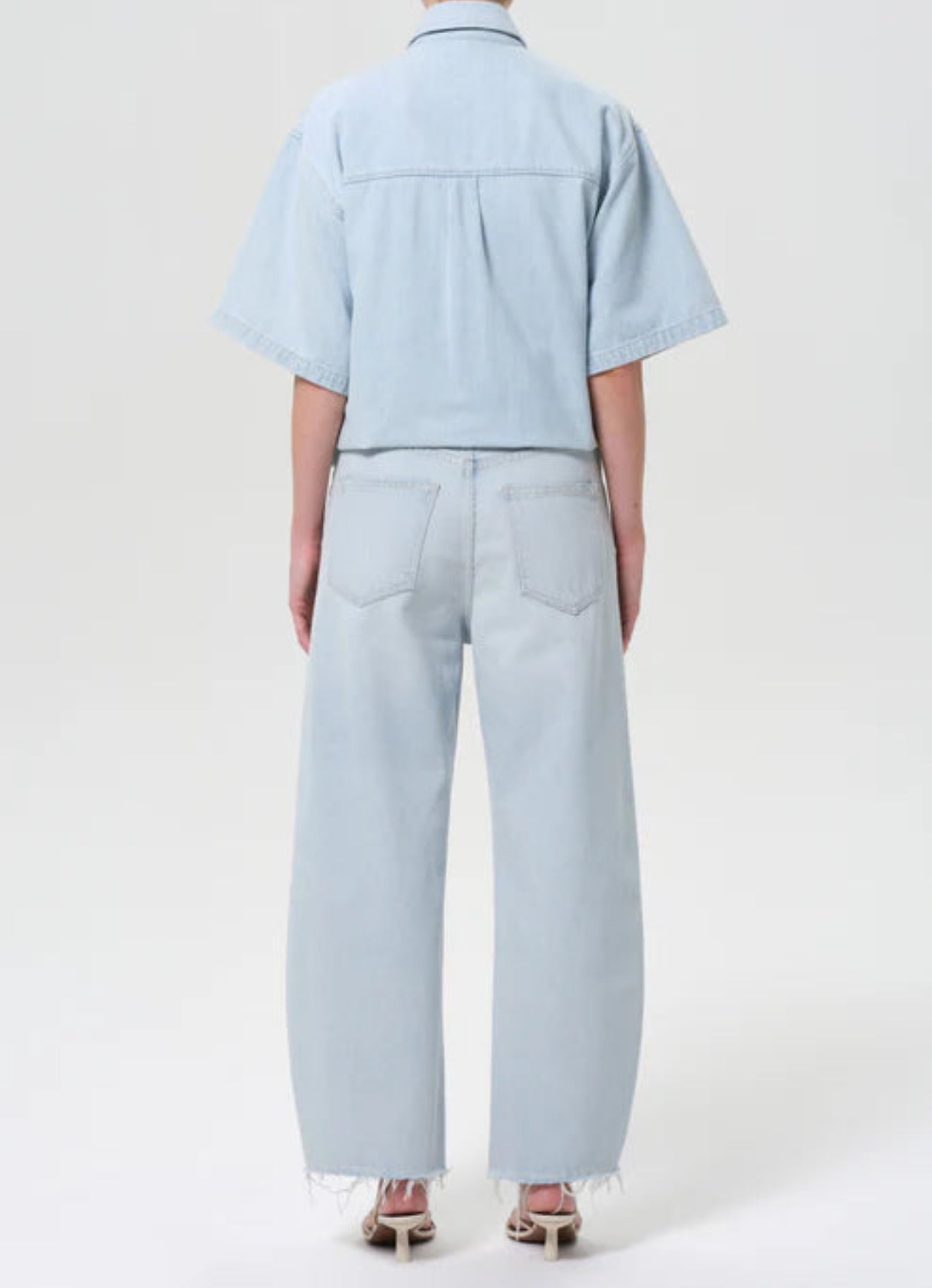 AGOLDE Low Curve Fray - Flourish